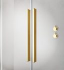 Walk-in, Radaway Furo Gold Walk-in arany zuhanyfal 80 átlátszó balos
