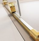 Walk-in, Radaway Furo Gold Walk-in arany zuhanyfal 80 átlátszó balos