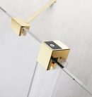 Walk-in, Radaway Furo Gold Walk-in arany zuhanyfal 80 átlátszó balos