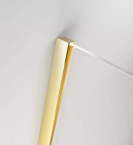 Walk-in, Radaway Furo Gold Walk-in arany zuhanyfal 90 átlátszó balos