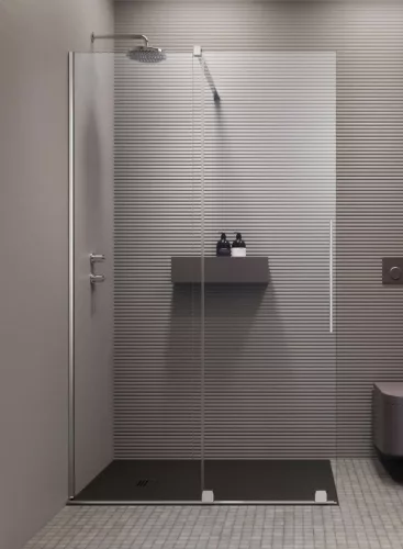 Walk-in, Radaway Furo Walk-in zuhanyfal 80 átlátszó jobbos