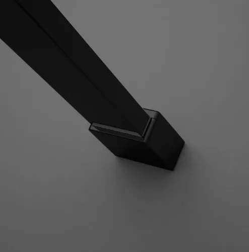 Walk-in, Radaway Modo New Black I Walk-in fekete zuhanyfal 140 átlátszó