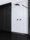 Walk-in, Radaway Modo New Black I Walk-in fekete zuhanyfal 160 átlátszó