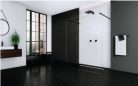 Walk-in, Radaway Modo New Black I Walk-in fekete zuhanyfal 160 átlátszó