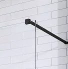 Walk-in, Radaway Modo New Black I Walk-in fekete zuhanyfal 160 átlátszó