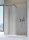 Walk-in, Radaway Modo New Black III Walk-in fekete zuhanyfal 90x140 átlátszó