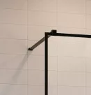 Walk-in, Radaway Modo New Black III Walk-in fekete zuhanyfal 90x140 átlátszó