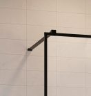 Walk-in, Radaway Modo X Black II Walk-in fekete zuhanyfal 155 átlátszó