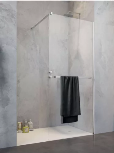 Walk-in, Radaway Modo New II Walk-in zuhanyfal törölközőtartóval 85 átlátszó