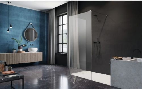 Walk-in, Radaway Modo New IV Walk-in zuhanyfal 80x95 átlátszó