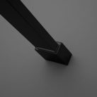 Walk-in, Radaway Modo New Black IV Walk-in fekete zuhanyfal 120x85 átlátszó