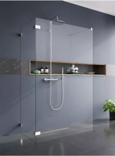 Walk-in, Radaway Euphoria Walk-in VI zuhanyfal 90x80 átlátszó