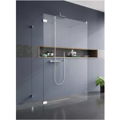   Walk-in, Radaway Euphoria Walk-in VI zuhanyfal 130x90 átlátszó