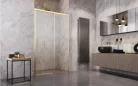 Zuhanyajtó, Radaway Idea Gold DWJ arany zuhanyajtó 140 átlátszó balos