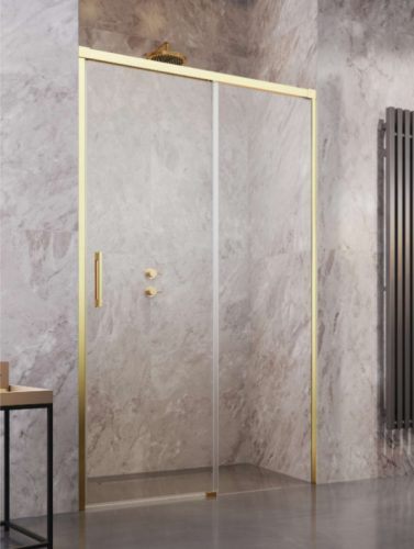 Zuhanyajtó, Radaway Idea Gold DWJ arany zuhanyajtó 140 átlátszó jobbos