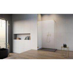   Walk-in, Radaway Essenza Pro Gold Walk-in arany zuhanyfal 140 átlátszó