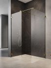 Walk-in, Radaway Essenza Pro Gold Walk-in III arany zuhanyfal 90x140 átlátszó