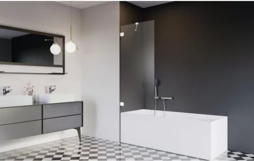 Kádparaván, Radaway Essenza Pro White PNJ II fehér kádparaván 70 átlátszó