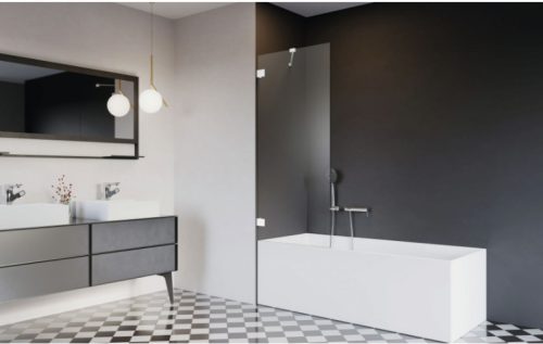 Kádparaván, Radaway Essenza Pro White PNJ II fehér kádparaván 90 átlátszó