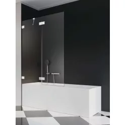   Kádparaván, Radaway Essenza Pro White PND II fehér kádparaván 120 átlátszó balos