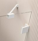 Kádparaván, Radaway Essenza Pro White PND II fehér kádparaván 120 átlátszó balos