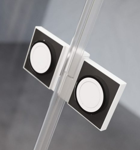 Kádparaván, Radaway Essenza Pro White PND II fehér kádparaván 130 átlátszó balos