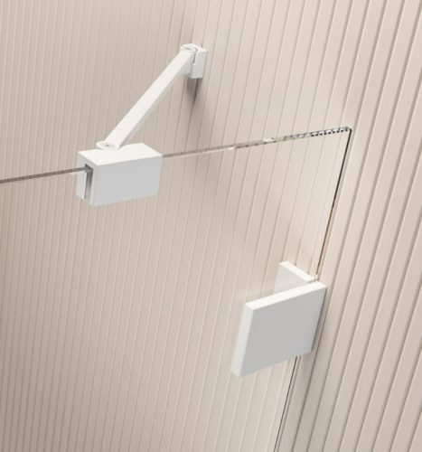 Kádparaván, Radaway Essenza Pro White PND II fehér kádparaván 130 átlátszó jobbos