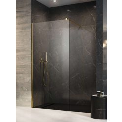   Walk-in, Radaway Modo New Gold II Walk-in arany zuhanyfal 135 átlátszó