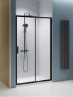 Zuhanyajtó, Radaway Premium Pro Black DWJ fekete zuhanyajtó 150 átlátszó balos