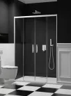 Zuhanyajtó, Radaway Idea White DWD fehér zuhanyajtó 140 átlátszó