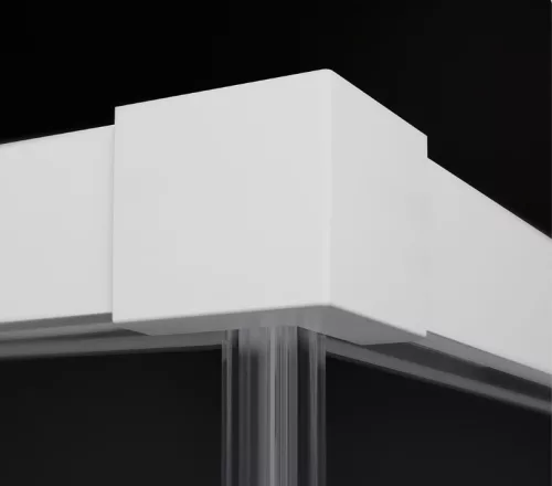 Zuhanyajtó, Radaway Idea White DWD fehér zuhanyajtó 140 átlátszó