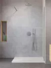 Walk-in, Radaway Modo New Brushed Nickel II Walk-in szálcsiszolt króm zuhanyfal 105 átlátszó