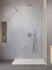 Walk-in, Radaway Modo New Brushed Nickel II Walk-in szálcsiszolt króm zuhanyfal 160 átlátszó