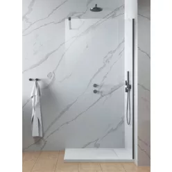   Walk-in, Radaway Modo New Brushed GunMetal II Walk-in zuhanyfal 65 átlátszó