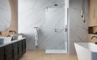 Walk-in, Radaway Modo New Brushed GunMetal II Walk-in zuhanyfal 125 átlátszó