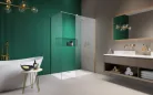 Walk-in, Radaway Modo New Gold III Walk-in arany zuhanyfal 90x140 átlátszó