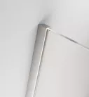 Walk-in, Radaway Furo Brushed Nickel Walk-in szálcsiszolt króm zuhanyfal 90 jobbos átlátszó
