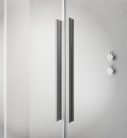 Walk-in, Radaway Furo Brushed Nickel Walk-in szálcsiszolt króm zuhanyfal 100 jobbos átlátszó