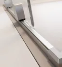 Walk-in, Radaway Furo Brushed Nickel Walk-in szálcsiszolt króm zuhanyfal 120 balos átlátszó