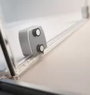 Walk-in, Radaway Furo Brushed Nickel Walk-in szálcsiszolt króm zuhanyfal 120 balos átlátszó