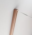 Walk-in, Radaway Furo Brushed Copper Walk-in szálcsiszolt réz zuhanyfal 140 balos átlátszó