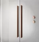 Walk-in, Radaway Furo Brushed Copper Walk-in szálcsiszolt réz zuhanyfal 140 balos átlátszó