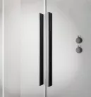 Walk-in, Radaway Furo Brushed GunMetal Walk-in szálcsiszolt fegyvermetál zuhanyfal 80 jobbos átlá