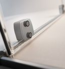 Walk-in, Radaway Furo Brushed GunMetal Walk-in szálcsiszolt fegyvermetál zuhanyfal 90 balos átlát