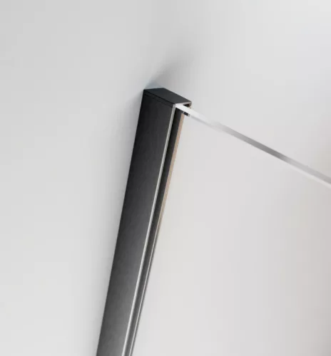 Walk-in, Radaway Furo Brushed GunMetal Walk-in szálcsiszolt fegyvermetál zuhanyfal 90 jobbos átlá