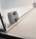 Walk-in, Radaway Furo Brushed GunMetal Walk-in szálcsiszolt fegyvermetál zuhanyfal 150 jobbos átl