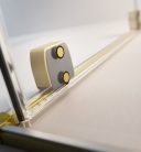 Zuhanyajtó, Radaway Furo Brushed Gold DWJ zuhanyajtó 100 átlátszó jobbos