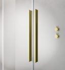 Zuhanyajtó, Radaway Furo Brushed Gold DWJ zuhanyajtó 140 átlátszó balos