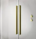 Zuhanyajtó, Radaway Furo Brushed Gold DWJ zuhanyajtó 150 átlátszó balos