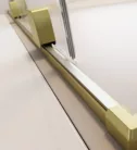 Zuhanyajtó, Radaway Furo Brushed Gold DWJ zuhanyajtó 150 átlátszó balos